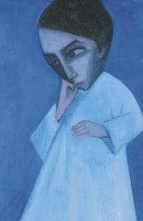 Robert Henry Dickerson - Thoughful Girl