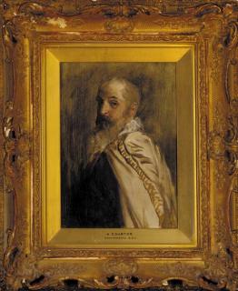 Robert Herdman, R.S.A., R.S.W. - A courtier