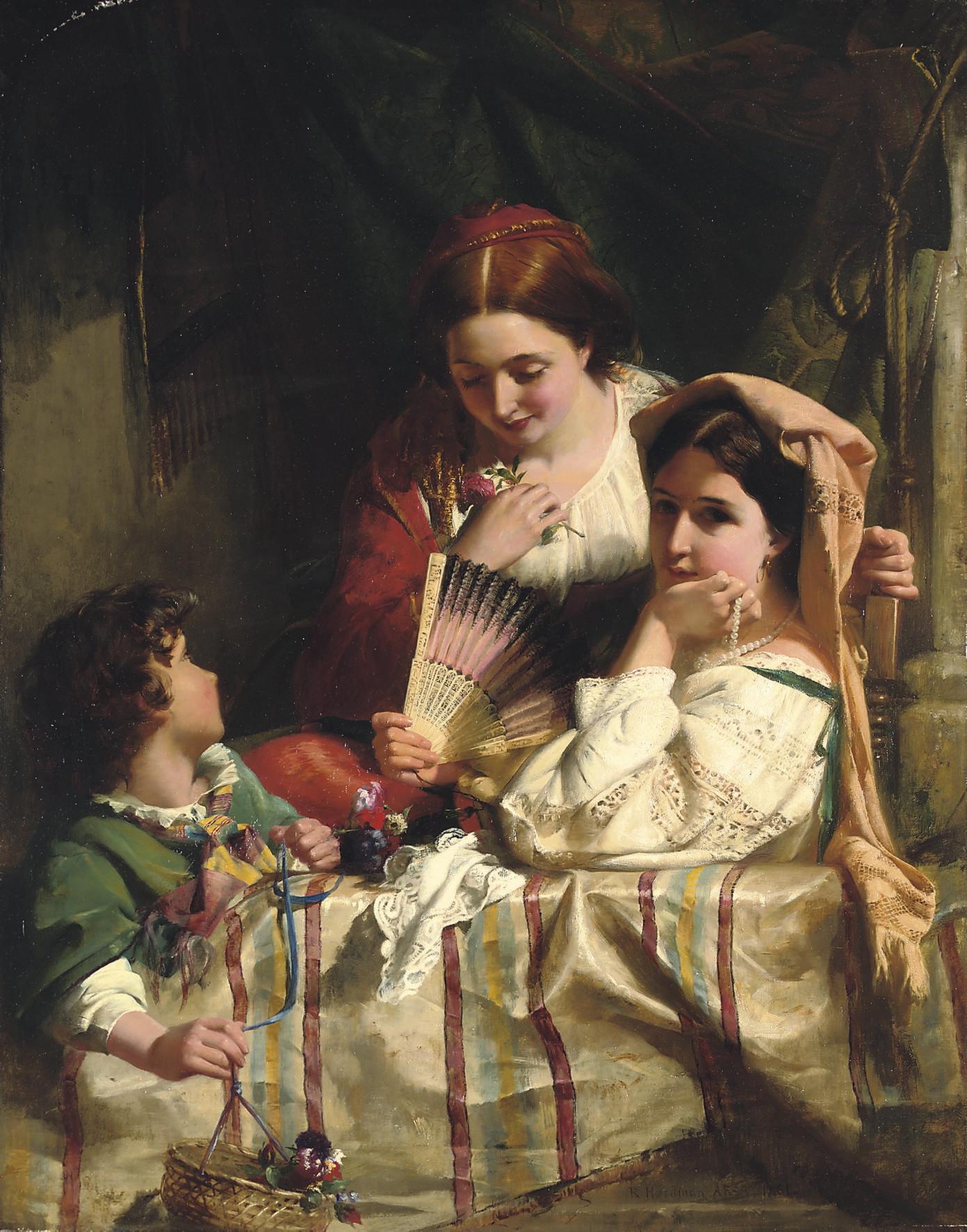 Robert Herdman, R.S.A., R.S.W. - The Balcony