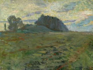 Robert Hermann Sterl - Bewaldeter Hügel