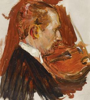 Robert Hermann Sterl - Der Violist Erdmann Warwas.