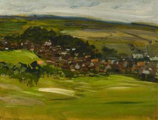 Robert Hermann Sterl - Dorf im Tal.