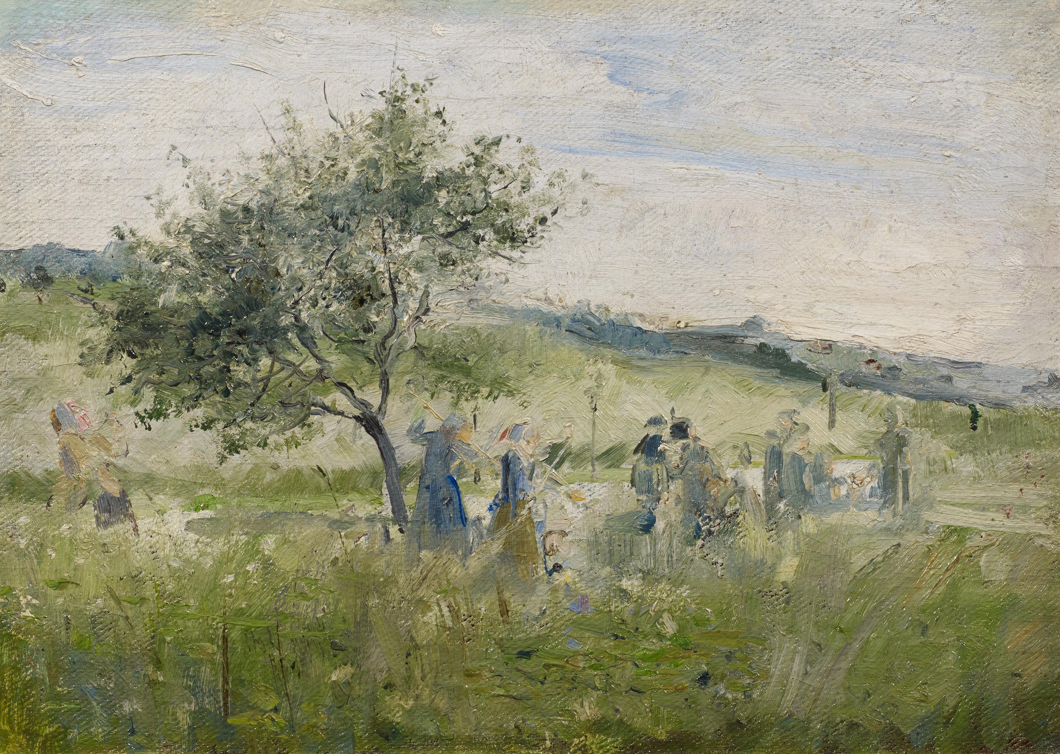 Robert Hermann Sterl - Heuernte.