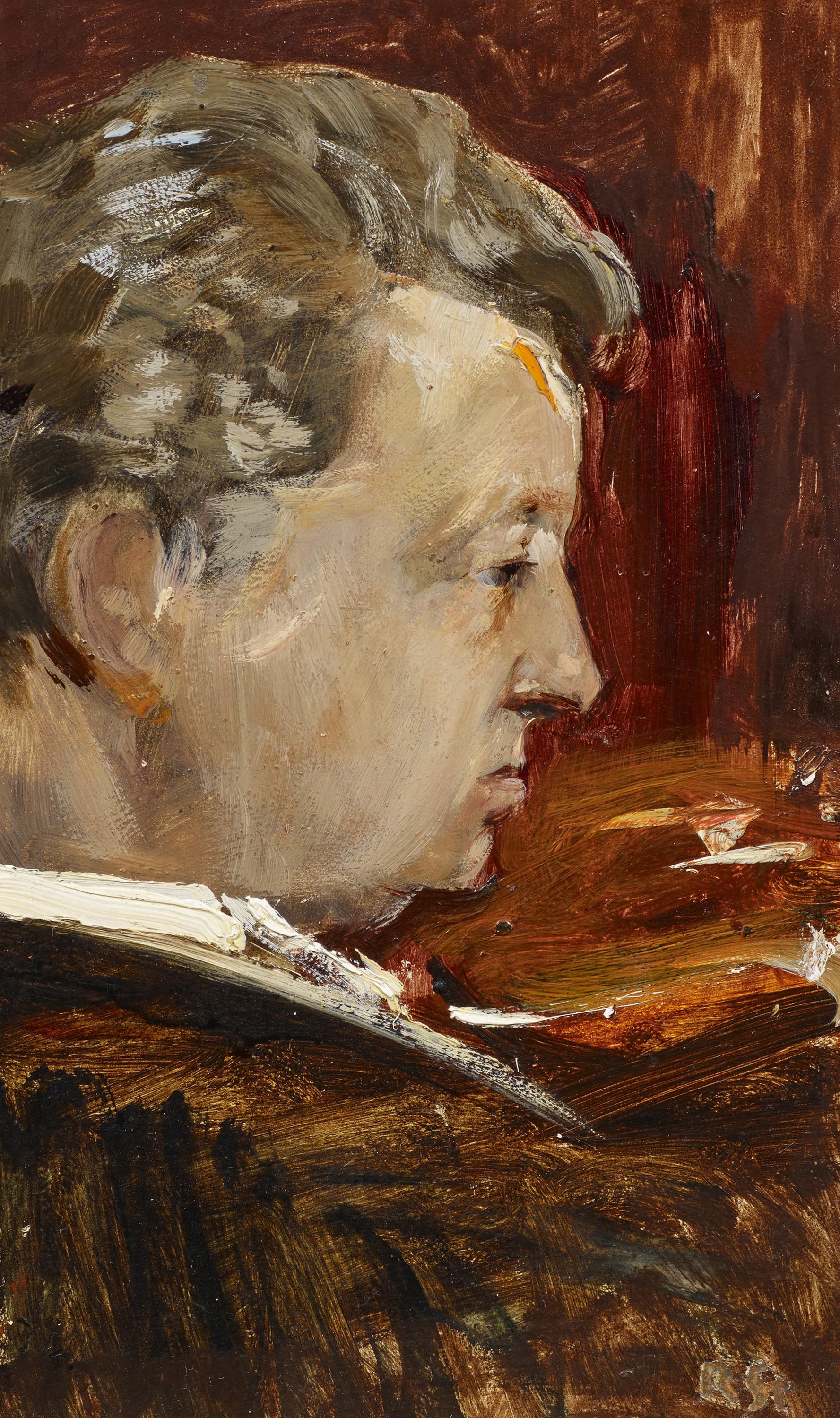 Robert Hermann Sterl - Konzertmeister Henri Petri.