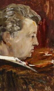 Robert Hermann Sterl - Konzertmeister Henri Petri.