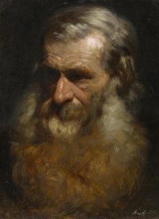 Robert Hermann Sterl - Kopf eines alten Mannes