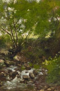 Robert Hermann Sterl - Waldlandschaft.