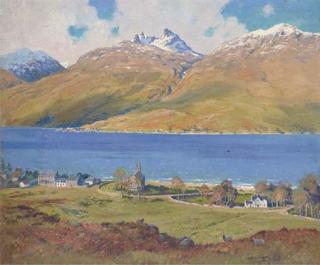 Robert Houston, R.S.W. - Arrochar, Loch Long, Argyll