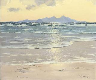 Robert Houston, R.S.W. - Sunrise on the beach