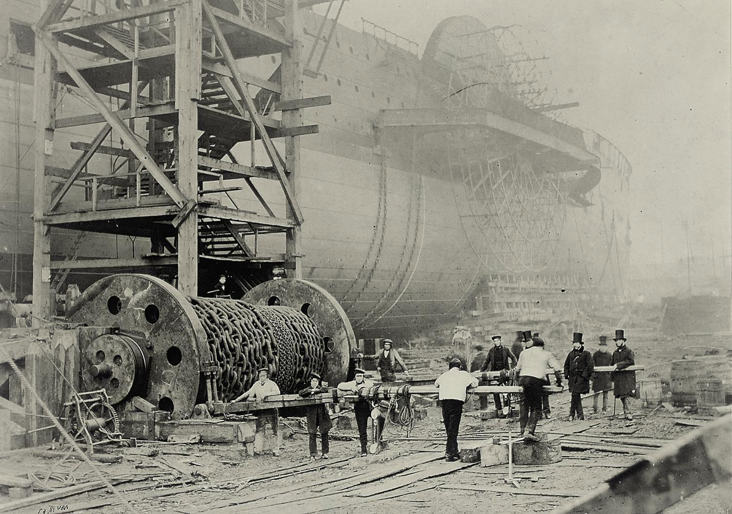 Robert Howlett - Construction of The Great Eastern, Millwall