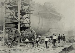 Robert Howlett - Construction of The Great Eastern, Millwall