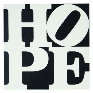 Robert Indiana - Black And White Hope