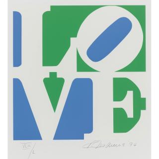 Robert Indiana - Book Of Love: Four Plates