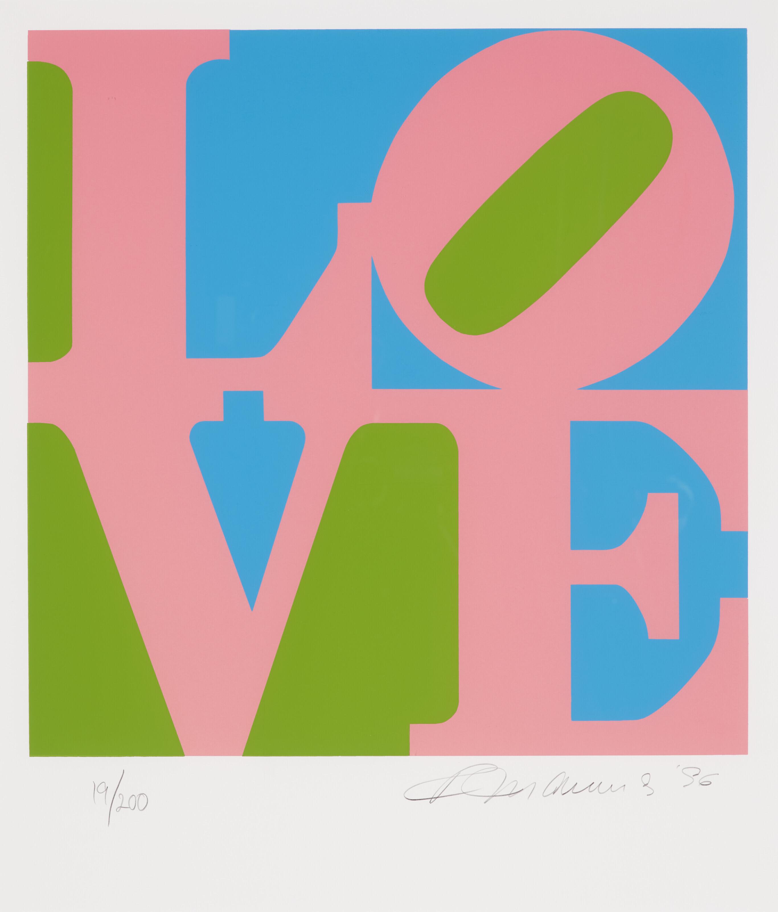 Robert Indiana - Book of Love: one print