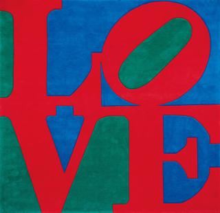 Robert Indiana - Classic Love(Executed in 1995)