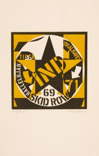 Robert Indiana - Decade: Autoportrait 1969