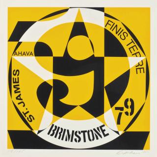 Robert Indiana - Decade: Autoportraits, Vinalhaven Suite: one print