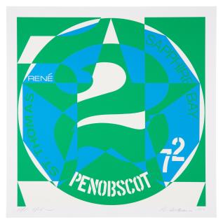 Robert Indiana - Decade: Autoportraits Vinalhaven Suite (Sheehan 114 - 123)