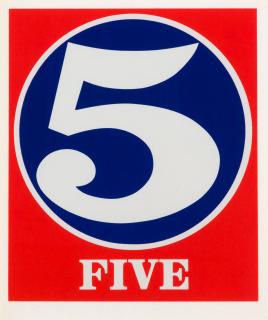 Robert Indiana - Five (from the \