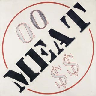 Robert Indiana - From the set of Red Eye of Love (Meat)