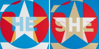 Robert Indiana - He She