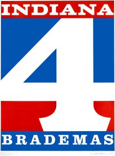 Robert Indiana - Indiana 4 Brademas