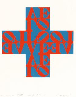 Robert Indiana - Love Cross; and The Hartley Elegies: The Berlin Series: Two Plates (Sheehan 44; and see S .152)