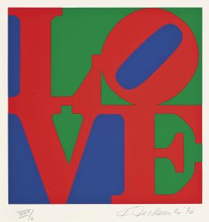 Robert Indiana - Love, from : The Book of Love