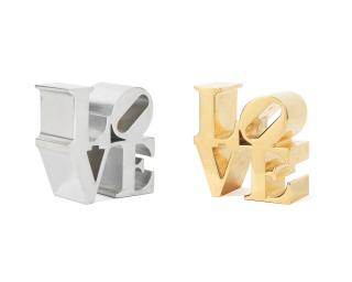 Robert Indiana - LOVE (Gold & Silver)