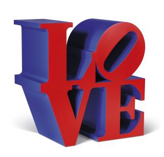 Robert Indiana - LOVE (Red Faces Violet Sides)