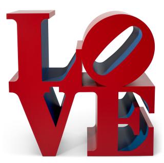 Robert Indiana - LOVE (Red Outside Blue Inside)