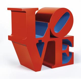 Robert Indiana - Love (Red Outside Blue Inside)
