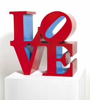 Robert Indiana - LOVE Red Outside Blue Inside