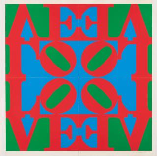 Robert Indiana - Love Wall (Love Frieze).