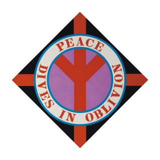 Robert Indiana - Peace Dives in Oblivion