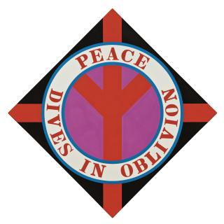 Robert Indiana - Peace Dives In Oblivion