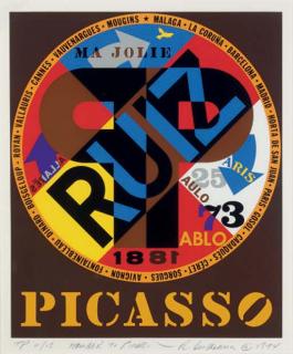 Robert Indiana - Picasso, from Hommage à Picasso (Sheehan 82)