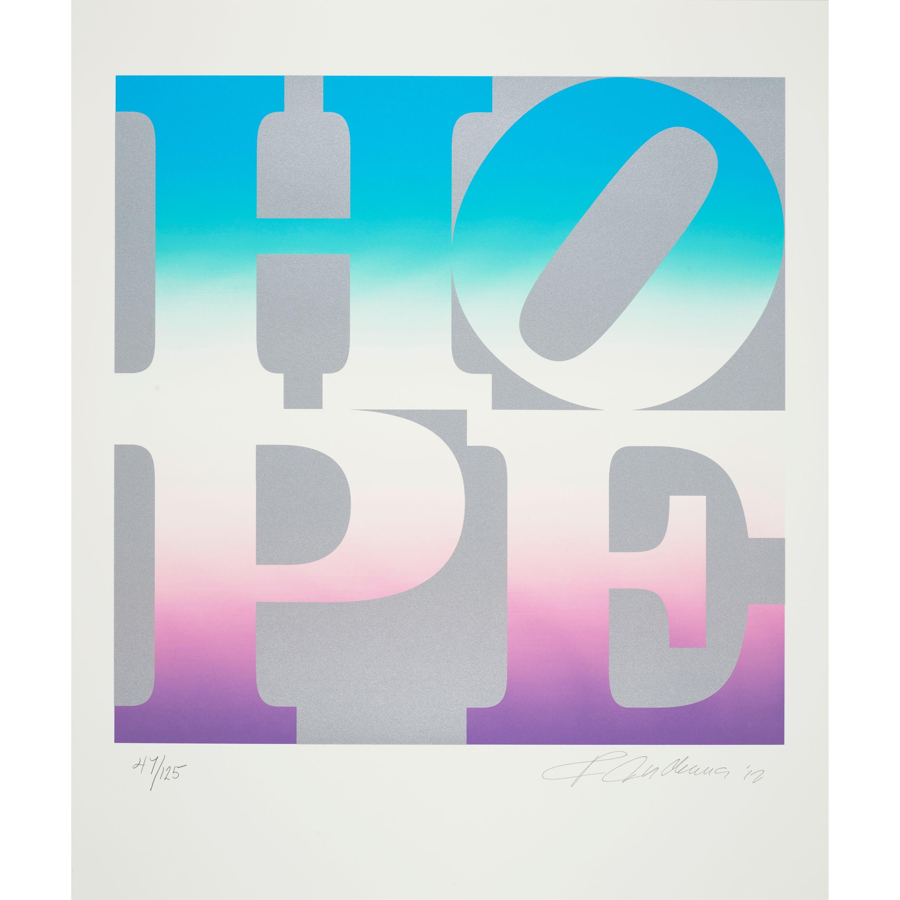 Robert Indiana - Seasons of Hope (Silver) (4 works)