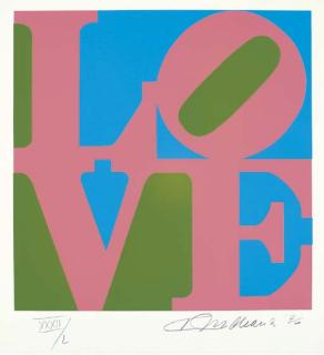 Robert Indiana - Six Plates From The Book of Love, American Images Editions, New York, 1997