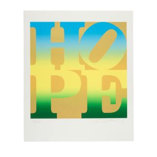 Robert Indiana - Summer, from Seasons of Hope (Gold)