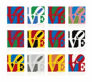 Robert Indiana - The Book of Love, American Image Editions, New York 1997