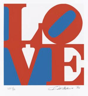 Robert Indiana - The Book of Love: one plate