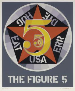 Robert Indiana - The Figure 5, from Decade (Sheehan 66)