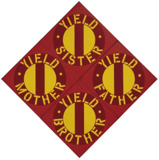 Robert Indiana - The Red Yield Brother Iv