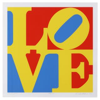 Robert Indiana - Tulip, from A Garden of Love