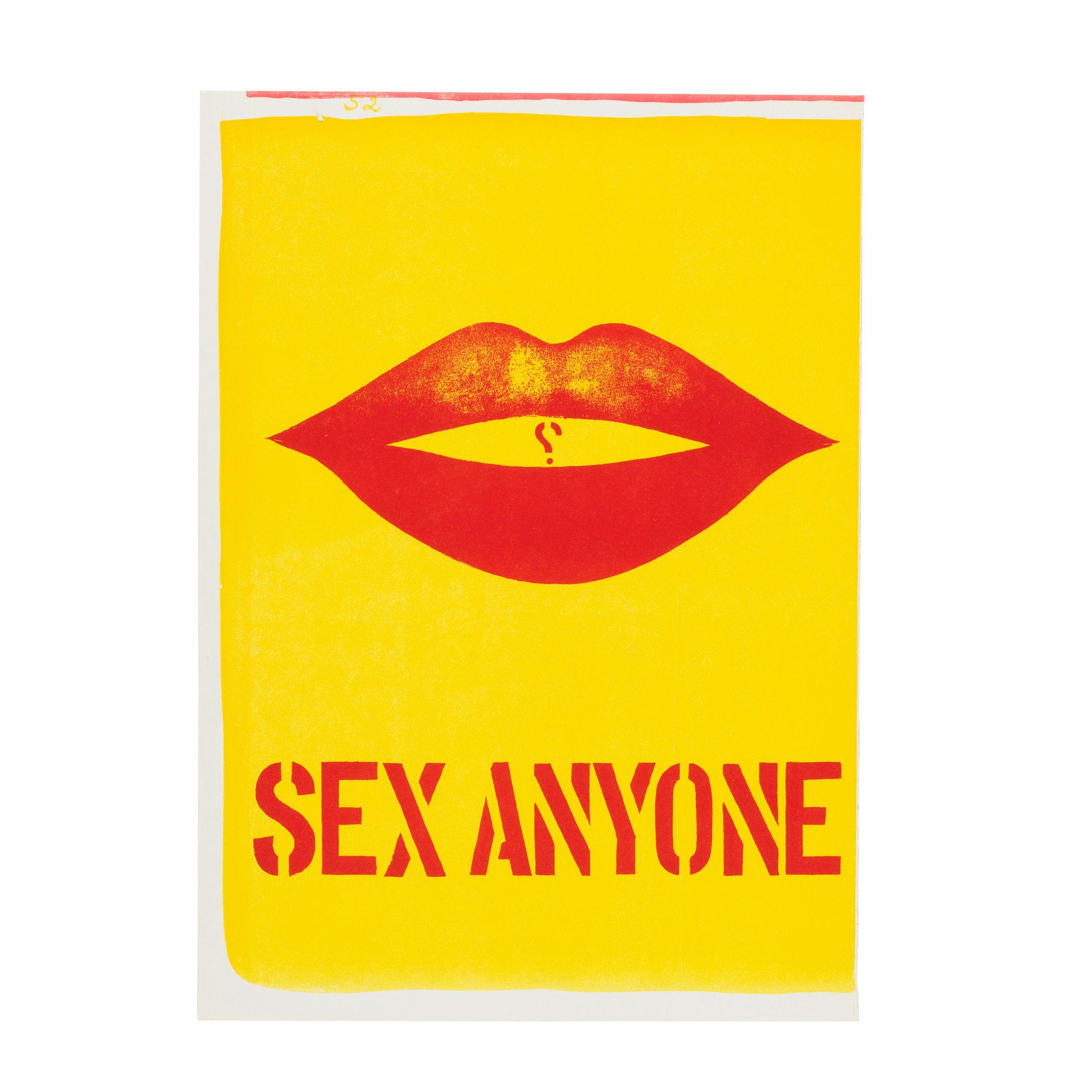 Robert Indiana - Untitled (Sex Anyone?), from One Cent Life