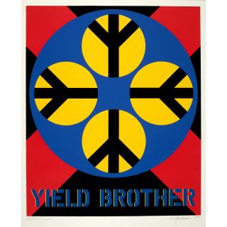 Robert Indiana - Yield Brother, from Decade