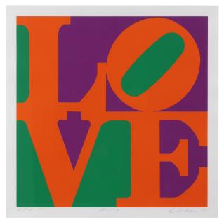 Robert Indiana - Zinnia, from A Garden of Love