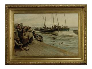 Robert Jobling - The return of the fishing fleet on the Tyne