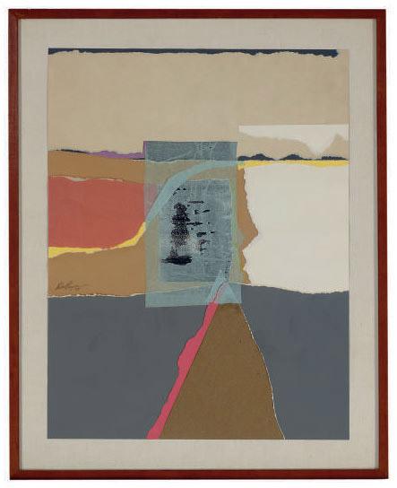Robert Keyser - Blue Rectangle; and a companion work